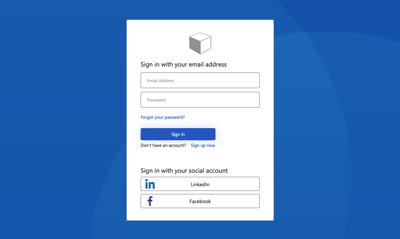 Azure AD B2C - Application Integration for Gas Customer