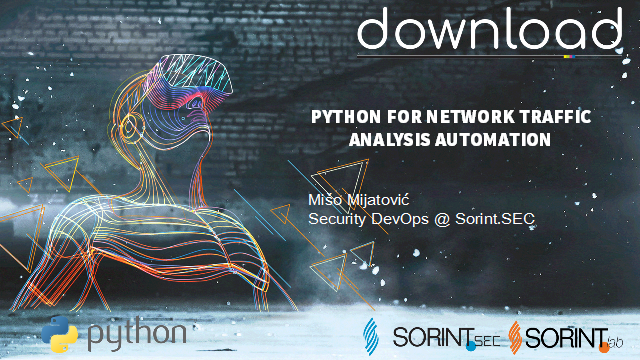 Python for automatic network traffic analysis