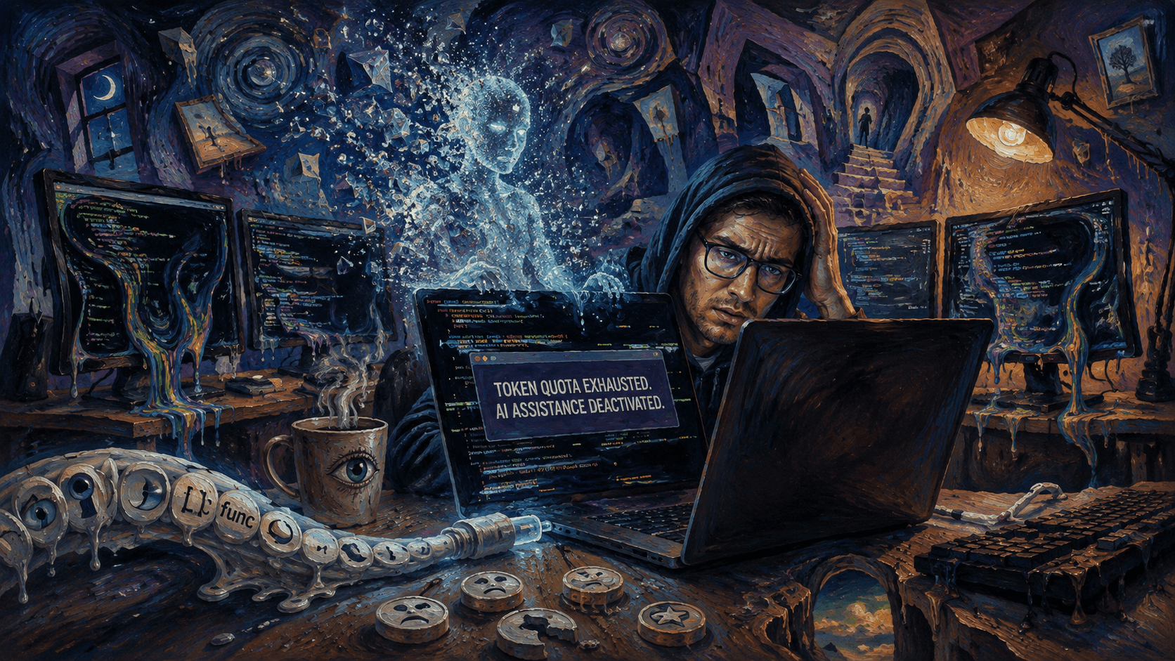 Quando l’IA finisce i token e noi finiamo le idee