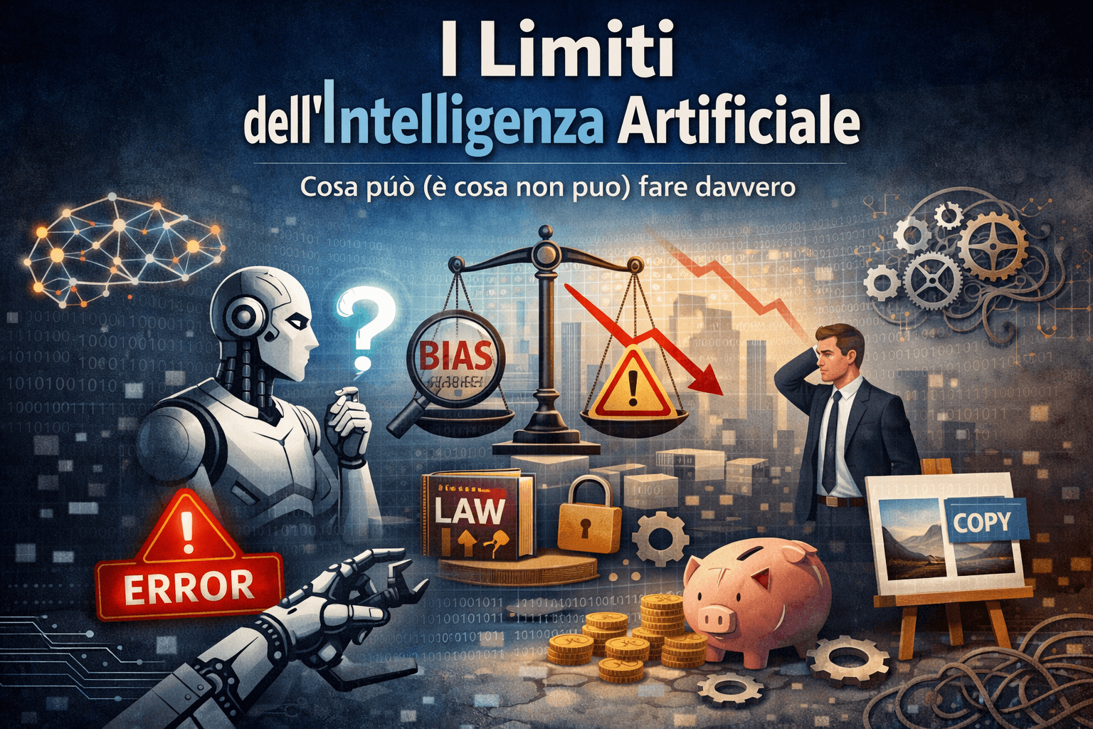 I limiti dell’Intelligenza Artificiale: cosa può (e cosa non può) fare davvero