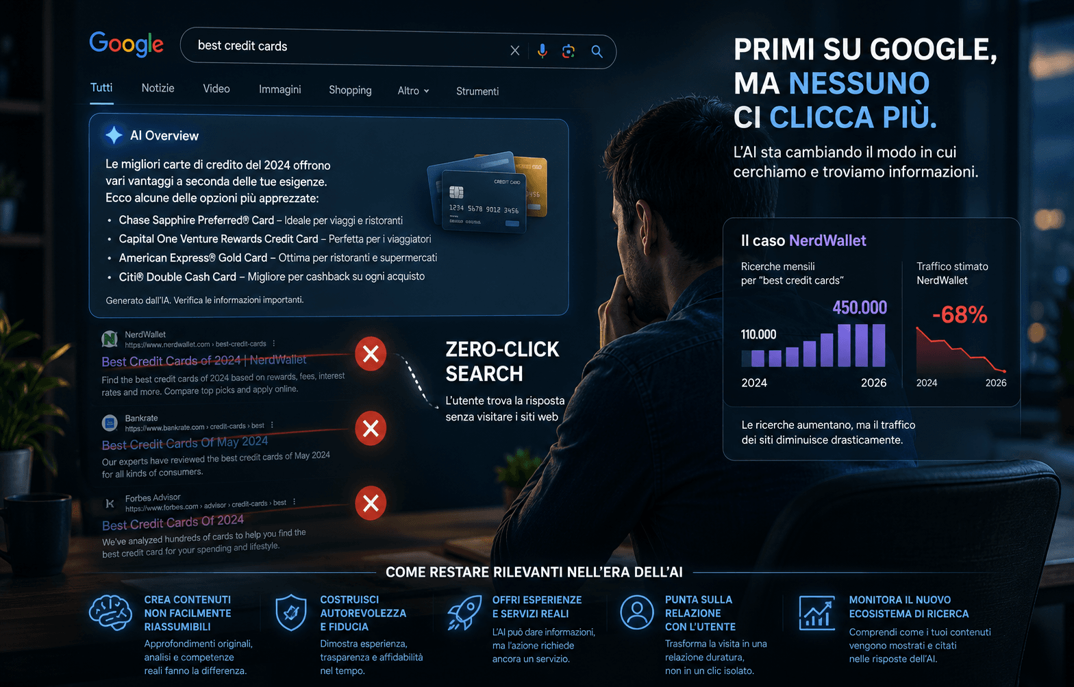 Essere primi su Google non basta più