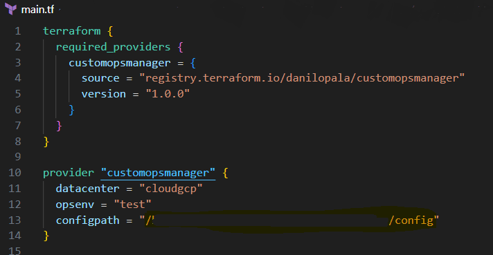 configPath @ Terraform Custom Provider For MongoDB OPS Manager