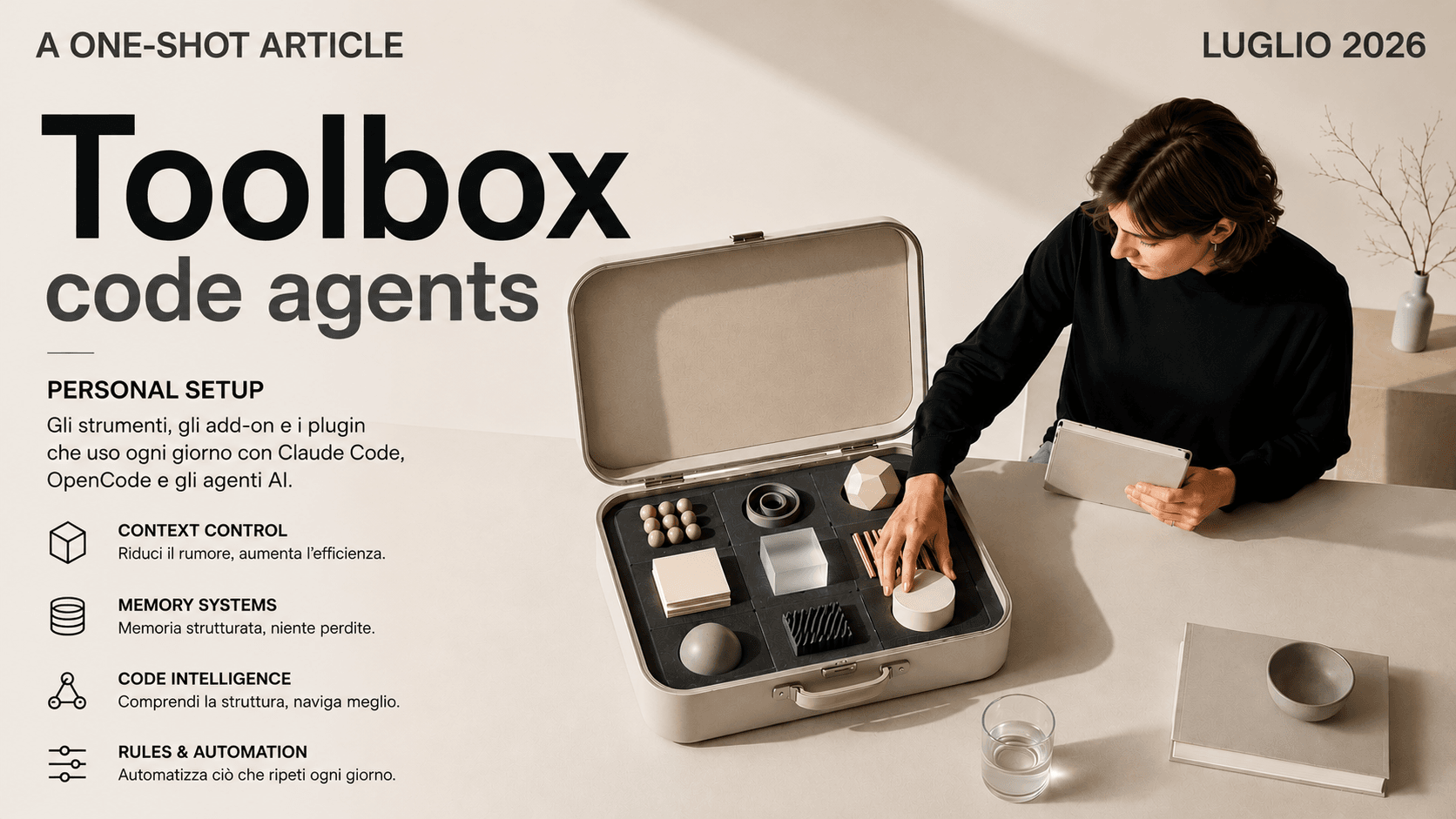 La mia toolbox per code agent