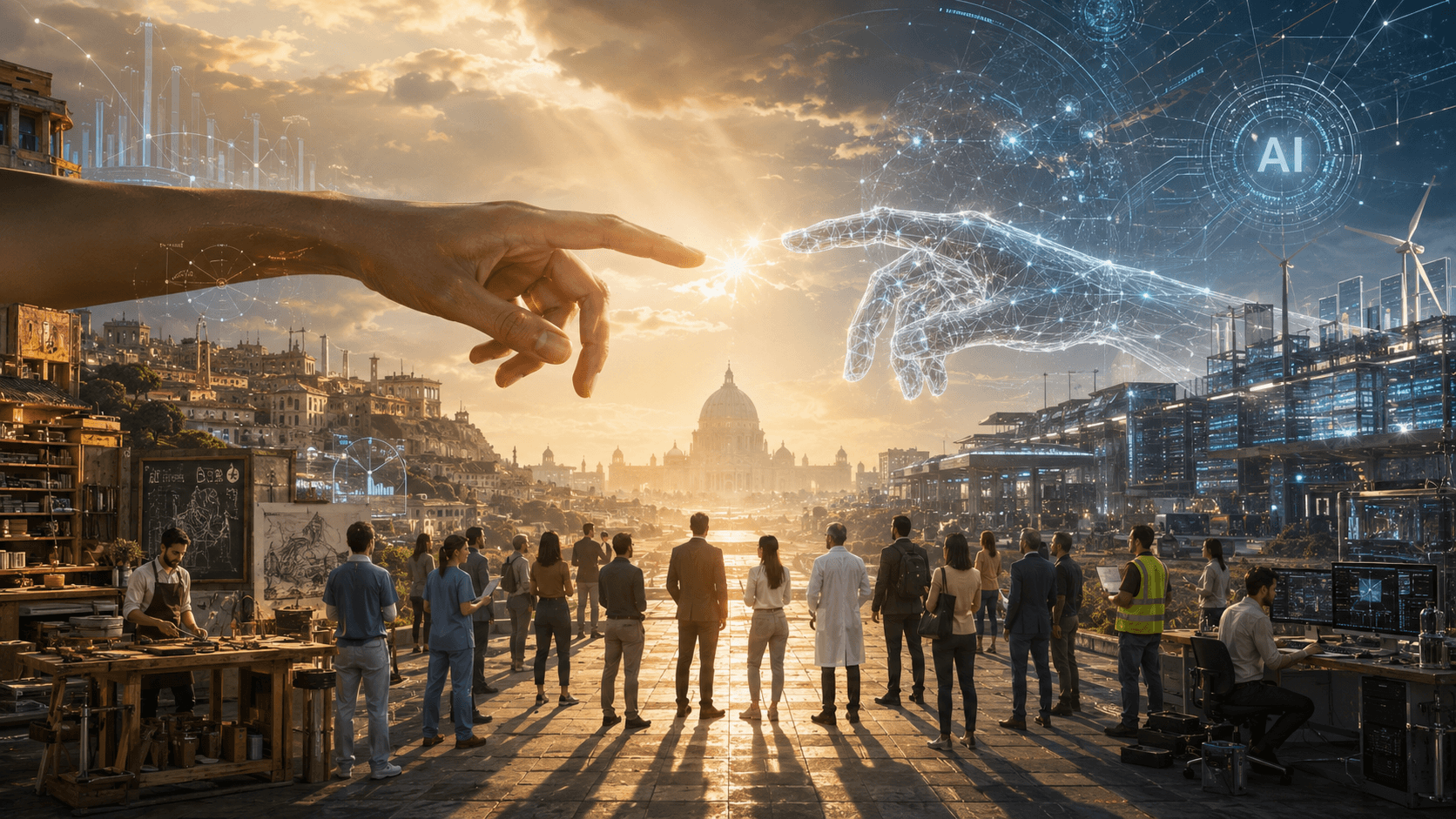 La sfida del Papa all'Intelligenza Artificiale